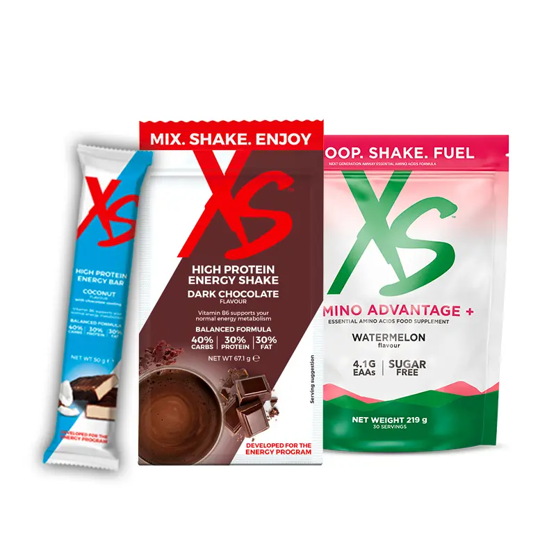 Energy Program Set mit Snacks Kokosnussgeschmack