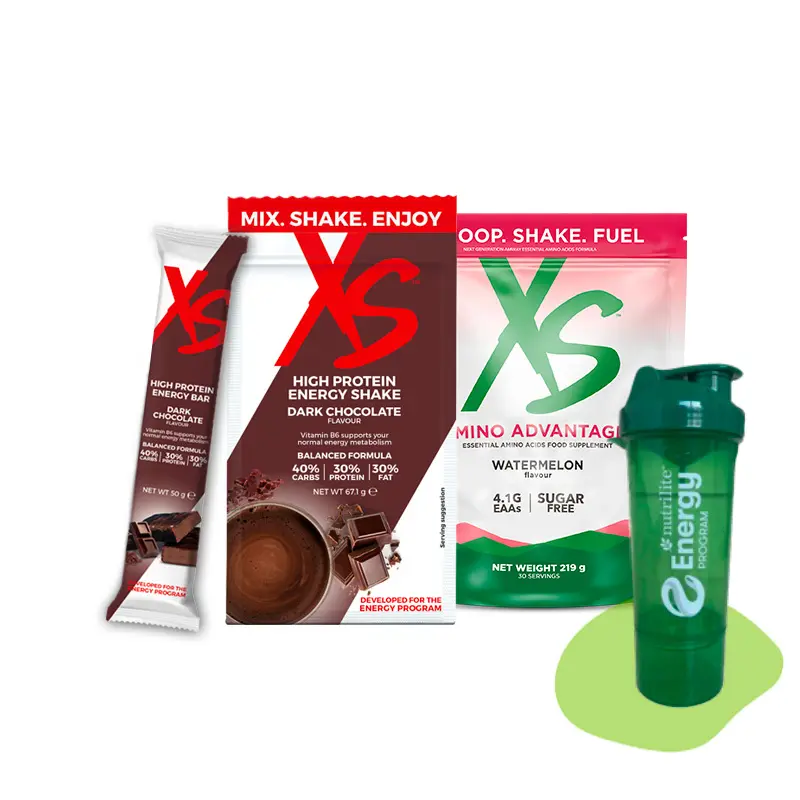 Energy Program Set mit Snacks