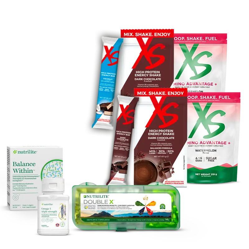 Energy Program Set Nachfüllung – Schokolade und Kokosnuss